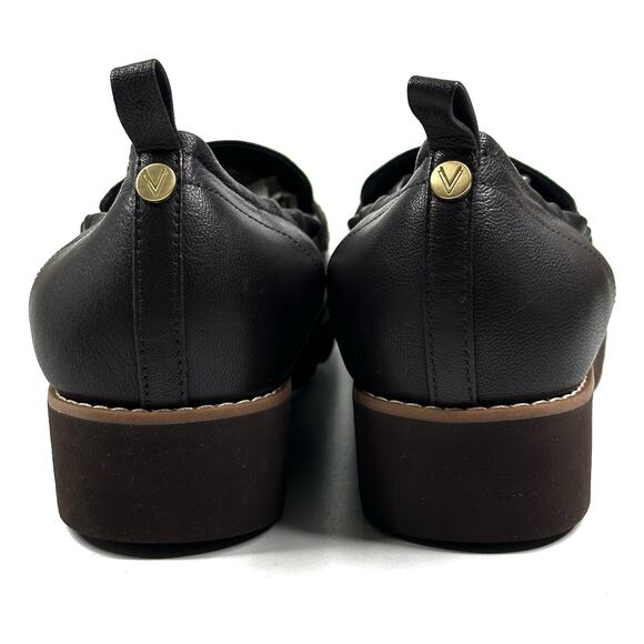 Vionic Cynthia II Brown Leather Penny Loafer Lug Sole Womens Size 8 New - Picture 4 of 10